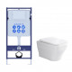 SET AQUATEK АМАДЕО (рама AQUATEK Standard INS-0000012(без клавиши и крепежа)+унитаз АМАДЕО AQ1163-00 с тонким сиденьем soft-close