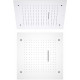 Верхний душ AQUATEK, 500*500 мм, 2 jet, внешняя и скрытая часть, хром AQ2082CR