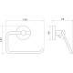 Бумагодержатель AQUATEK ОБЕРОН, квадратный, хром AQ4218CR
