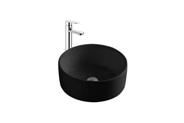 Раковина накладная Aquatek AQ5118-MB 400*400*165 мм, черный матовый
