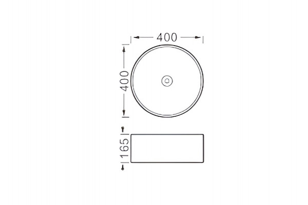 Раковина накладная Aquatek AQ5118-MB 400*400*165 мм, черный матовый