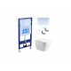 Set AQUATEK АМАДЕО cm (рама AQUATEK Standard INS-0000012 с звукоиз.прокладкой+крепеж KKI-0000002+кнопкаKDI-0000009+унитаз АМАДЕО AQ1180-00 с крышкой