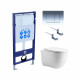 Set AQUATEK КЛАССИК cm (рама AQUATEK Standard INS-0000012 с звукоиз.прокладкой+крепеж KKI-0000002+кнопкаKDI-0000010+унитаз КЛАССИК AQ1112-00 с крышкой
