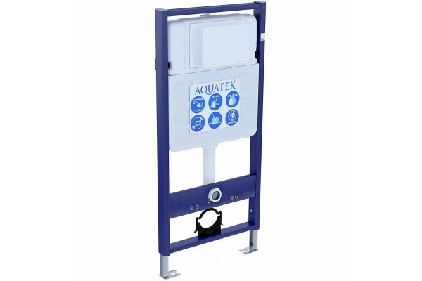 Унитаз с инсталляцией SET AQUATEK ВЕГА cmp-013 (инсталляция, подвесной унитаз, сиденье, клавиша, крепеж)