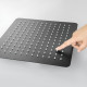 Верхний душ AQUATEK, квадратный, 300*300*2 мм, матовый черный AQ2074MB