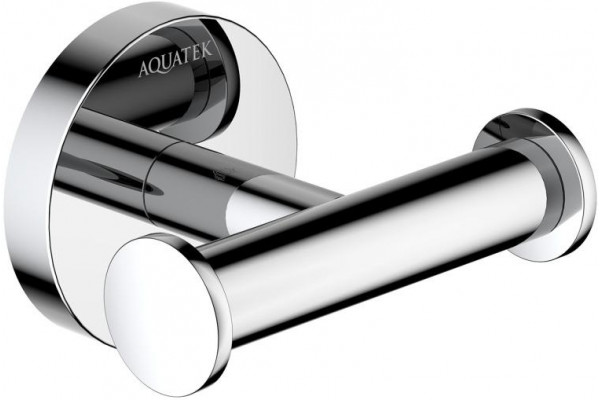 Крючок двойной AQUATEK ОБЕРОН, хром AQ4202CR
