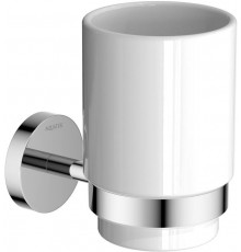 Стакан с держателем AQUATEK БЕТТА, хром AQ4604CR