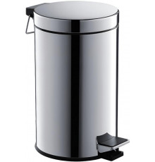 Корзина для мусора AQUATEK, с педалью, 8л, полир. хром AQ4992CR