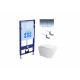 Set AQUATEK АМАДЕО cm (рама AQUATEK Standard INS-0000012 с звукоиз.прокладкой+крепеж KKI-0000002+кнопкаKDI-0000010+унитаз АМАДЕО AQ1180-00 с крышкой