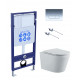 SET AQUATEK ВЕГА-1905-016: инсталляция AQUATEK Standard INS-0000012 + унитаз ВЕГА AQ1905-00 с тонким сиденьем sc + клавиша KDI-0000016 + крепеж KKI-0000001