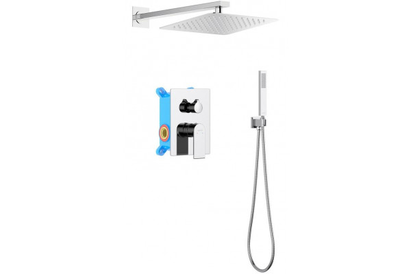 Душевой комплект Set 3 в 1 AQUATEK ЛИРА, хром AQ1472CR