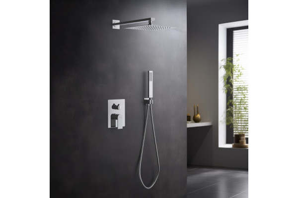 Душевой комплект Set 3 в 1 AQUATEK ЛИРА, хром AQ1472CR