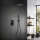 Душевой комплект Set 3 в 1 AQUATEK ЛИРА, матовый черный AQ1472MB