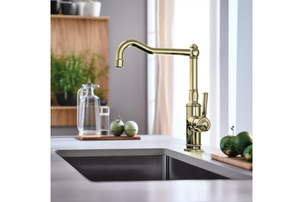 Смеситель для кухни AQUATEK КЛАССИК, полир. золото AQ1580PG