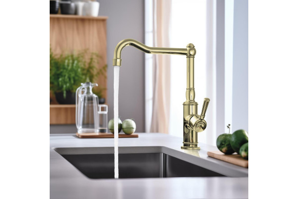Смеситель для кухни AQUATEK КЛАССИК, полир. золото AQ1580PG