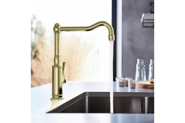 Смеситель для кухни AQUATEK КЛАССИК, полир. золото AQ1580PG
