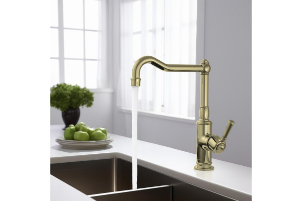 Смеситель для кухни AQUATEK КЛАССИК, полир. золото AQ1580PG