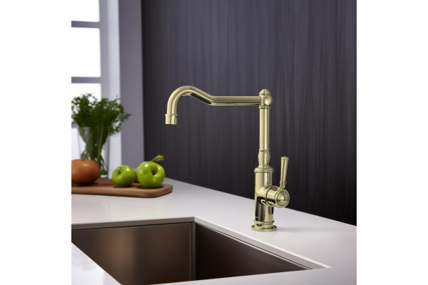 Смеситель для кухни AQUATEK КЛАССИК, полир. золото AQ1580PG