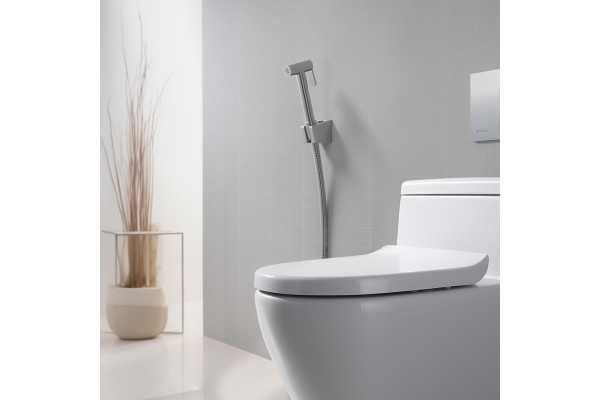 Гигиенический ручной душ AQUATEK, со шлангом 120 см и держателем, хром AQ2054CR