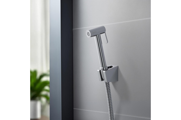 Гигиенический ручной душ AQUATEK, со шлангом 120 см и держателем, хром AQ2054CR