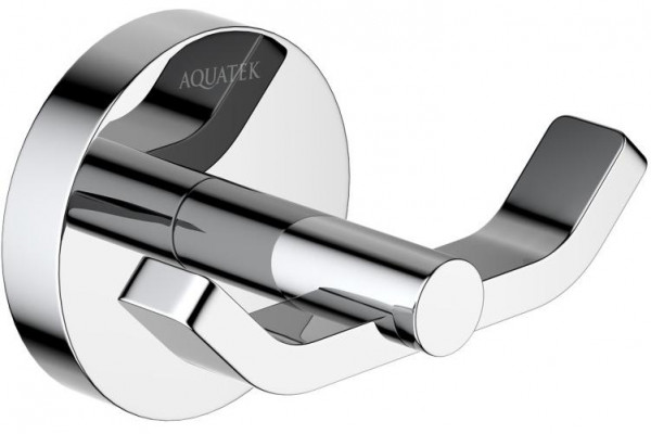 Крючок двойной AQUATEK БЕТТА, хром AQ4602CR