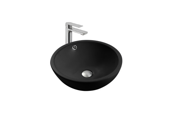 Раковина накладная Aquatek AQ5354-MB 440*440*175 мм, черный матовый