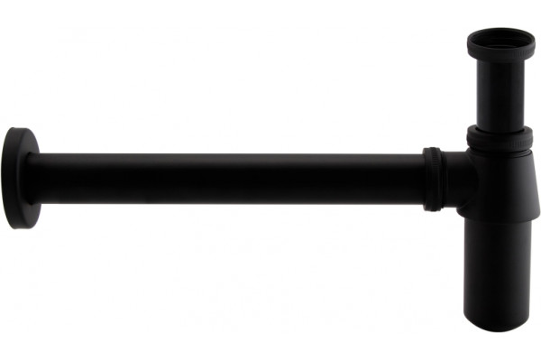 Сифон AQUATEK AQ6011MB, матовый черный