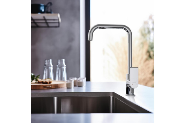 Смеситель для кухни AQUATEK ЛИРА, хром AQ1480CR