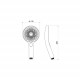 Ручной душ AQUATEK, Select 130 3 jet, хром AQ2007CR