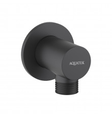 Шланговое подсоединение AQUATEK, матовый черный AQ2456MB