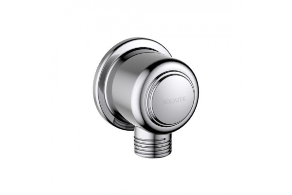 Шланговое подсоединение AQUATEK КЛАССИК, хром AQ2461CR
