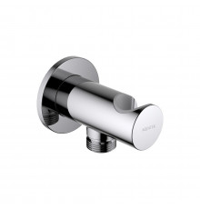 Шланговое подсоединение AQUATEK, с держателем, хром AQ2464CR