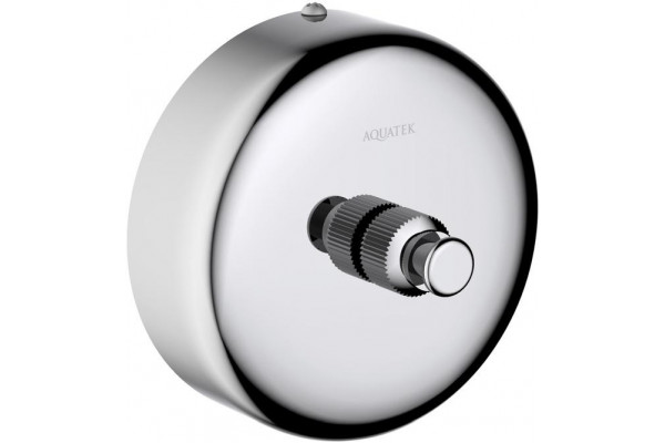 Веревка для белья AQUATEK, 2,5 м, в комплекте с держателем, полир. хром AQ4994CR