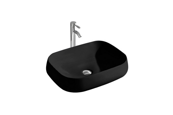Раковина накладная Aquatek AQ5526-MB 560*420*140 мм, черный матовый
