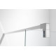 AQ WIW 07020CH Душевая перегородка Walk in с держателем 700x2000 профиль хром, стекло прозрачное