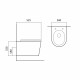 SET AQUATEK ВЕГА-1905-017 (рама AQUATEK Standard INS-0000012 с клавишей KDI-0000017 и крепежом KKI-0000002+унитаз ВЕГА AQ1905-00 с тонким сиденьем sc