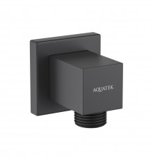Шланговое подсоединение AQUATEK, матовый черный AQ2458MB