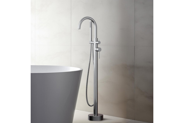 Смеситель для ванны напольный AQUATEK ЕВРОПА, хром AQ1345CR