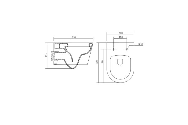 SET AQUATEK БЕТТА KDI18(рама AQUATEK Standard INS-0000012 с клавишей KDI-0000018 и крепежом KKI-0000002+унитаз БЕТТА AQ1253W-00 с тонким сиденьем soft