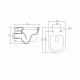 SET AQUATEK БЕТТА KDI18(рама AQUATEK Standard INS-0000012 с клавишей KDI-0000018 и крепежом KKI-0000002+унитаз БЕТТА AQ1253W-00 с тонким сиденьем soft