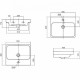 1A2517K0SDZ90 Набор: 1A251701SDZ90 Тумба-умывальник Сканди 55 Бел/Дуб Рустикальный/ 1WH501620 Раковина Адриана 55