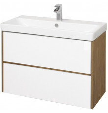 1A2519K0SDZ90 Набор: 1A251901SDZ90 Тумба-умывальник Сканди 90 Бел/Дуб Рустикальный/ 1WH501629 Раковина Адриана 90