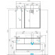 1A2469K0TEKA0 Набор: 1A246901TEKA0 Тумба-умывальник Терра 105 Дуб Кантри/Антрацит/ 1AX169WBXX000 Раковина Инфинити 60