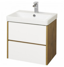 1A2518K0SDZ90 Набор: 1A251801SDZ90 Тумба-умывальник Сканди 70 Бел/Дуб Рустикальный/ 1WH501628 Раковина Адриана 70