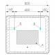 Зеркало Aquaton Соул 800x700 1A252702SU010