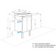 1A2787K0SDB20 Набор AQUATON: Тумба-умывальник Сканди Doors 45 Бел/Дуб Верона/Раковина Адриана 45