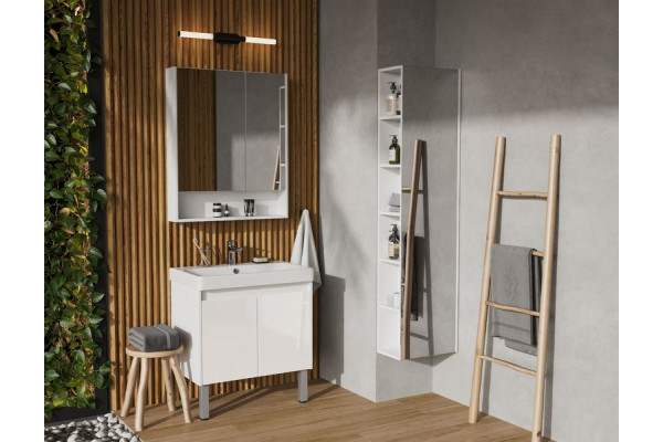 1A2789K0SD010 Набор: 1A278901SD010 Тумба-умывальник Сканди Doors 70 Белый/1WH501628 Раковина Адриана 70