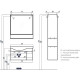 Зеркало Акватон Инди 80 1A188502ND010