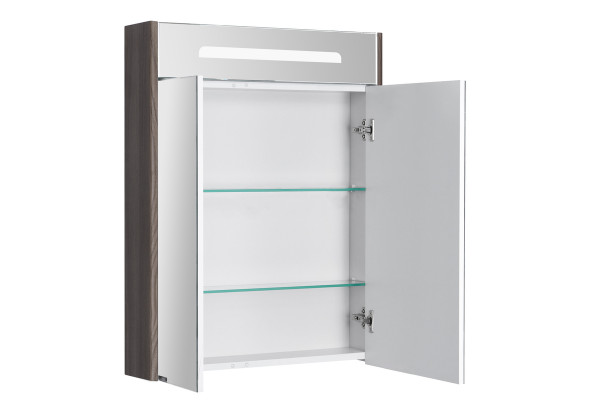 Зеркальный шкаф Aquaton Сильва 60 дуб макиато 1A216202SIW50