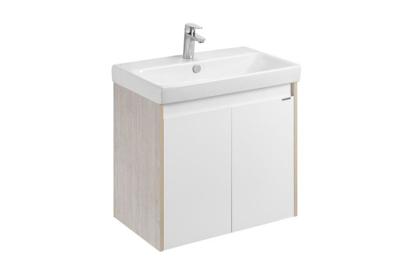 1A2789K0SDB20 Набор: 1A278901SDB20 Тумба-умывальник Сканди Doors 70 Бел/Дуб Верона/1WH501628 Раковина Адриана 70